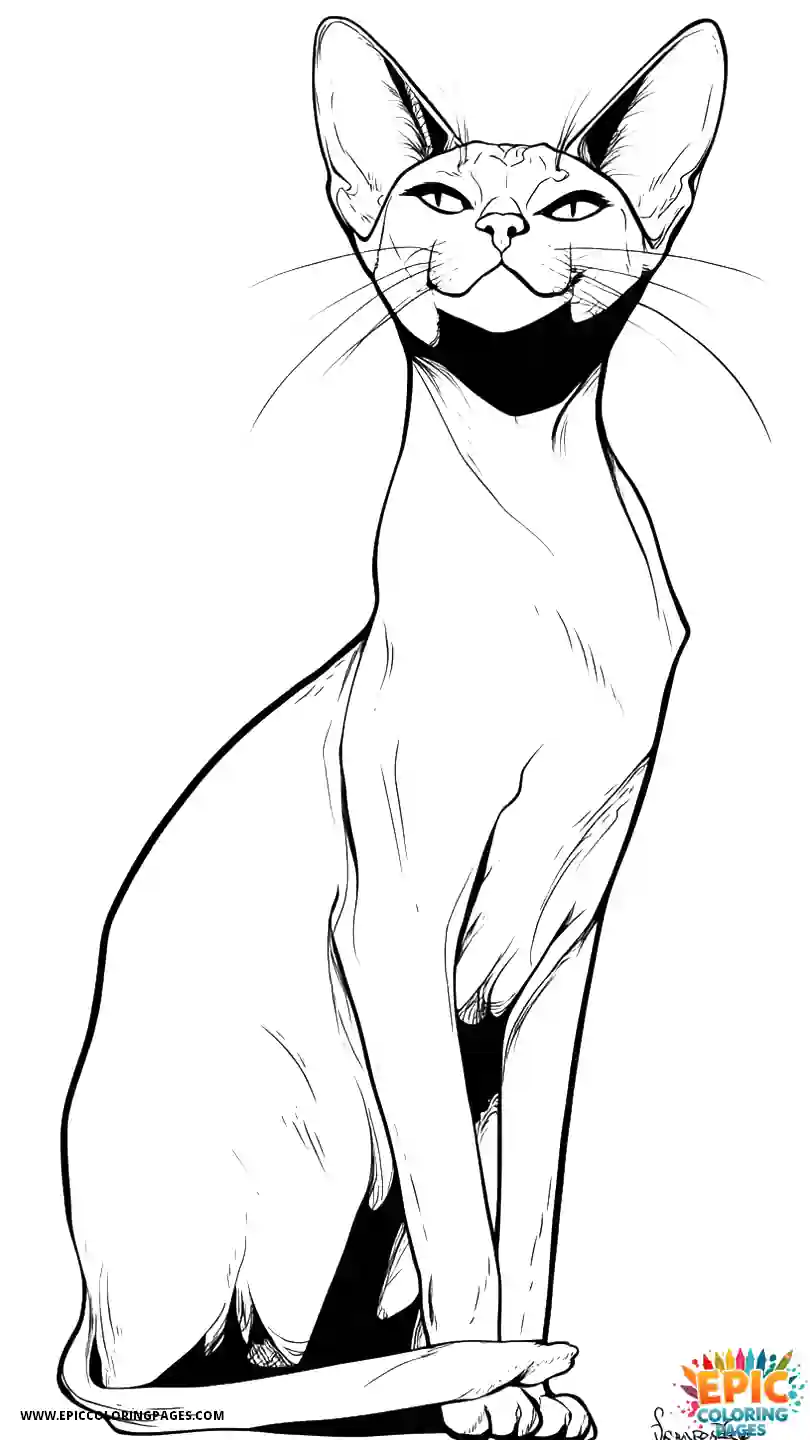 Abyssinian Cat Abyssinian cat cartoon in halloween pose