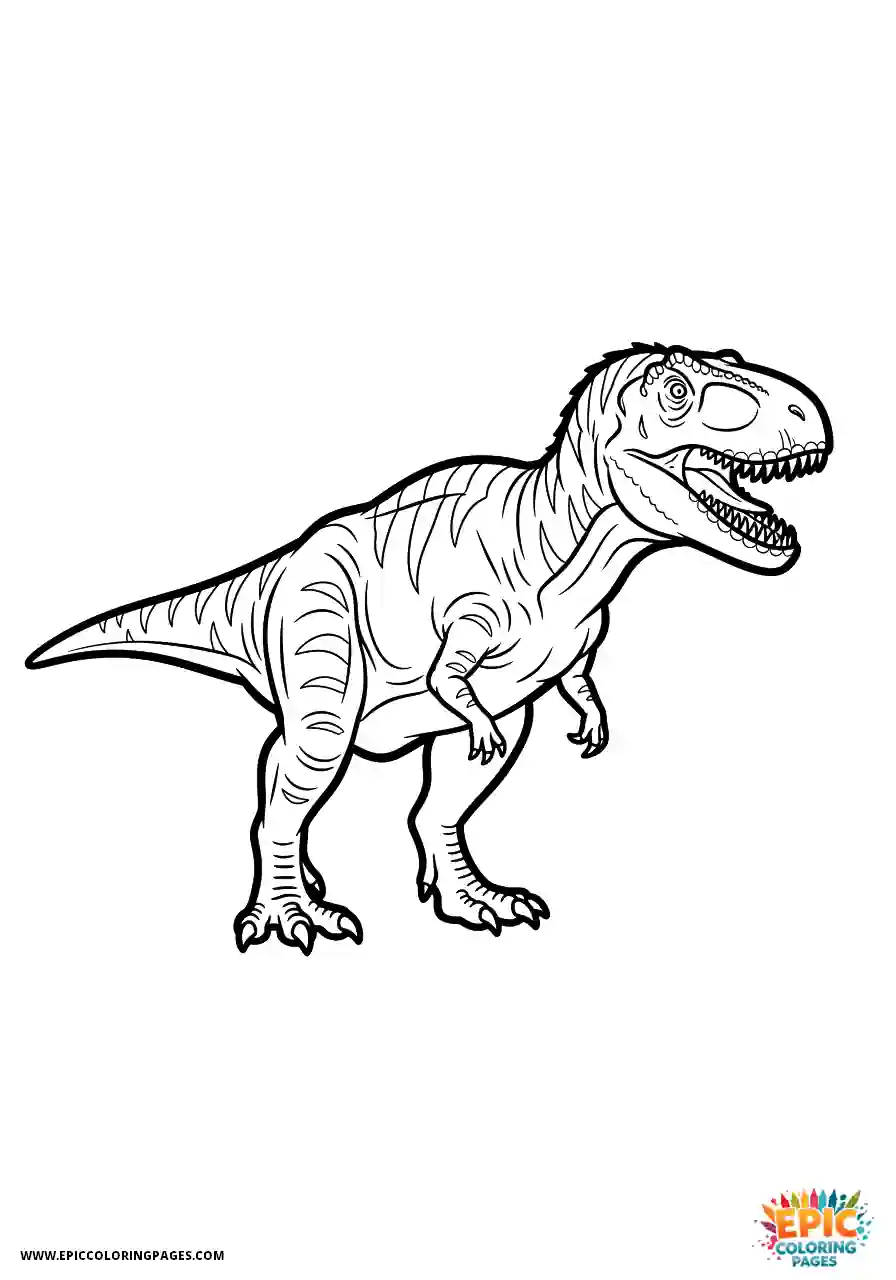 Allosaurus Allosaurus realistic style full body