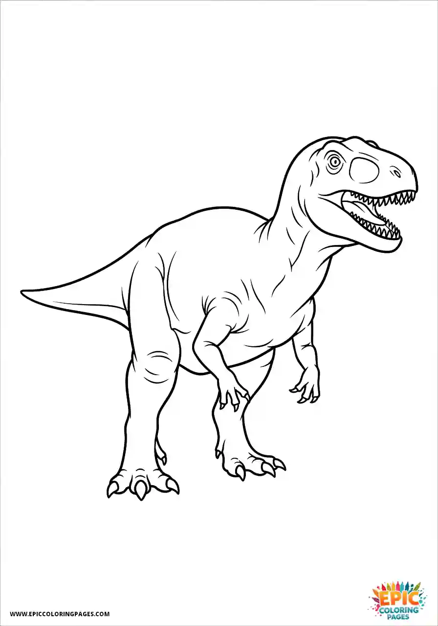 Allosaurus Allosaurus simple style walking action