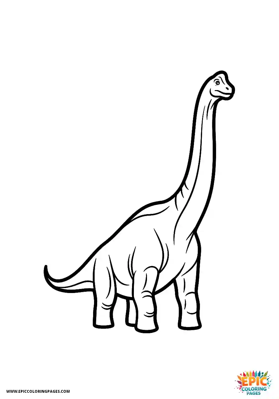 Brachiosaurus abstract representation of a brachiosaurus