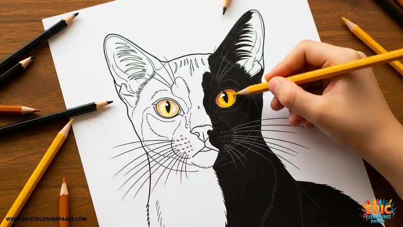 Bombay bombay cat coloring sheet