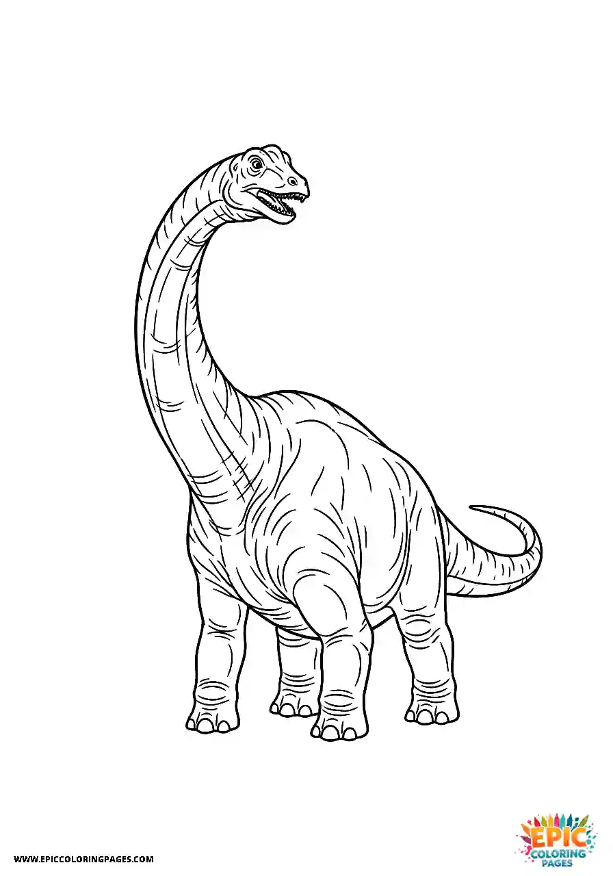 Brontosaurus Brontosaurus in a defensive pose