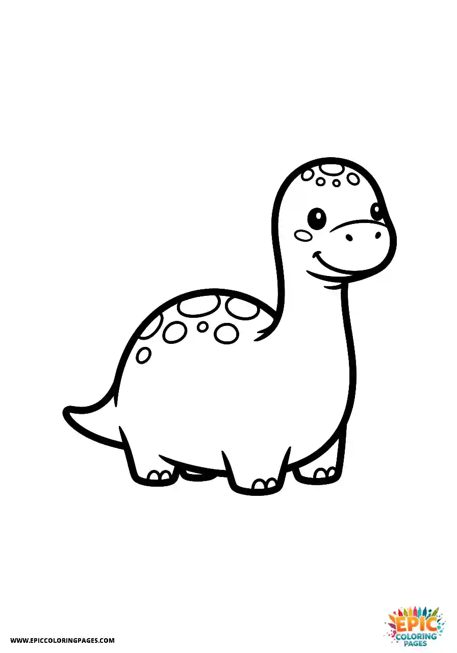 Brontosaurus Chubby Brontosaurus with a spherical shape