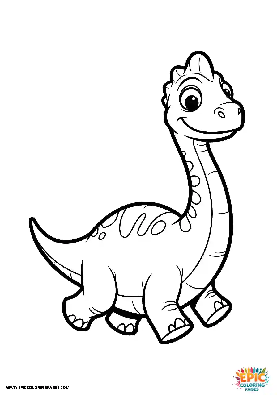 Diplodocus diplodocus in a dynamic running pose