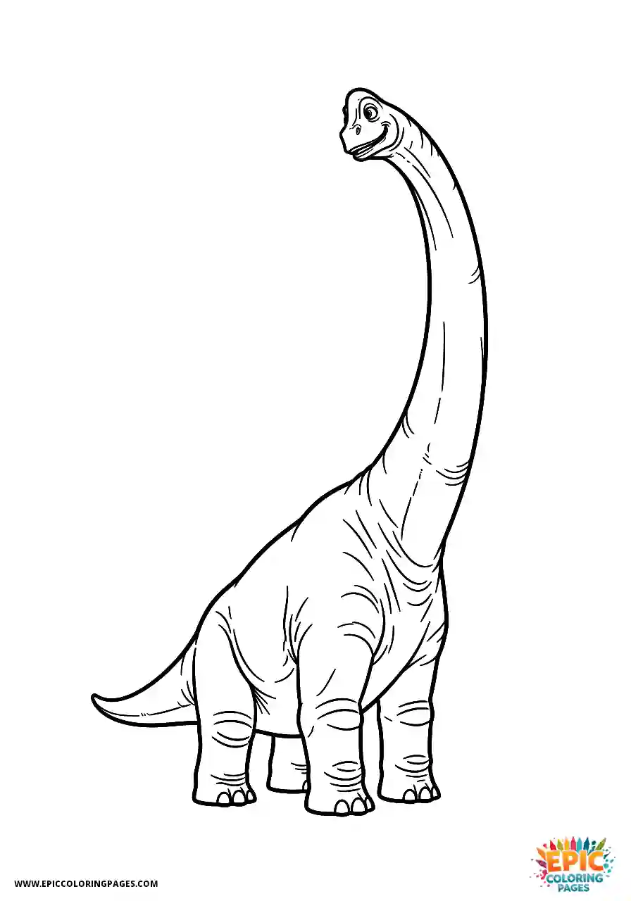 Brachiosaurus vertical stretch of a brachiosaurus neck