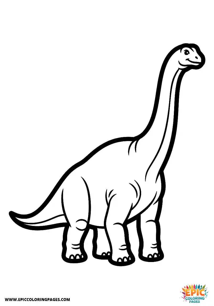Argentinosaurus Basic outline of an Argentinosaurus realistic style