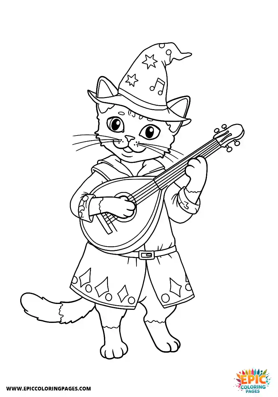Devon Rex The devon rex cat playing music