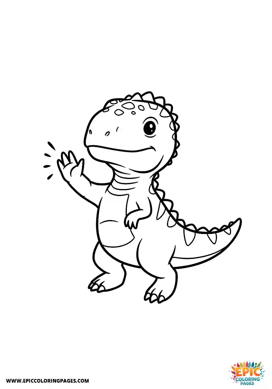 Oviraptor simple oviraptor giving a high five
