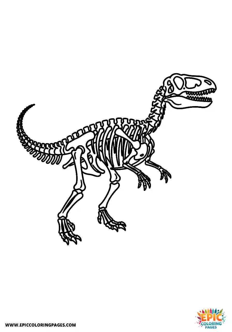 Oviraptor simple oviraptor skeleton
