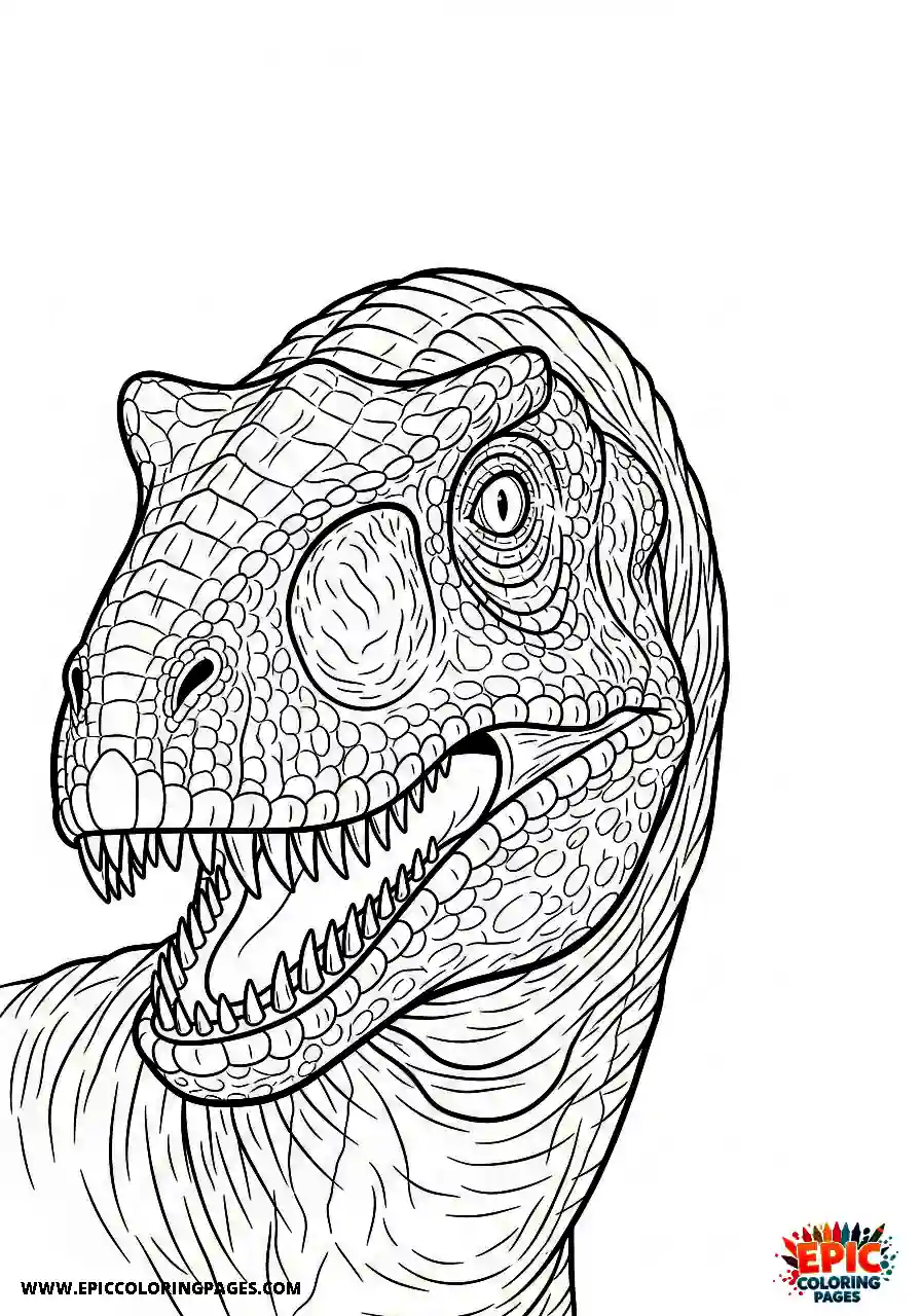Coelophysis Coelophysis head and neck with detailed eyes