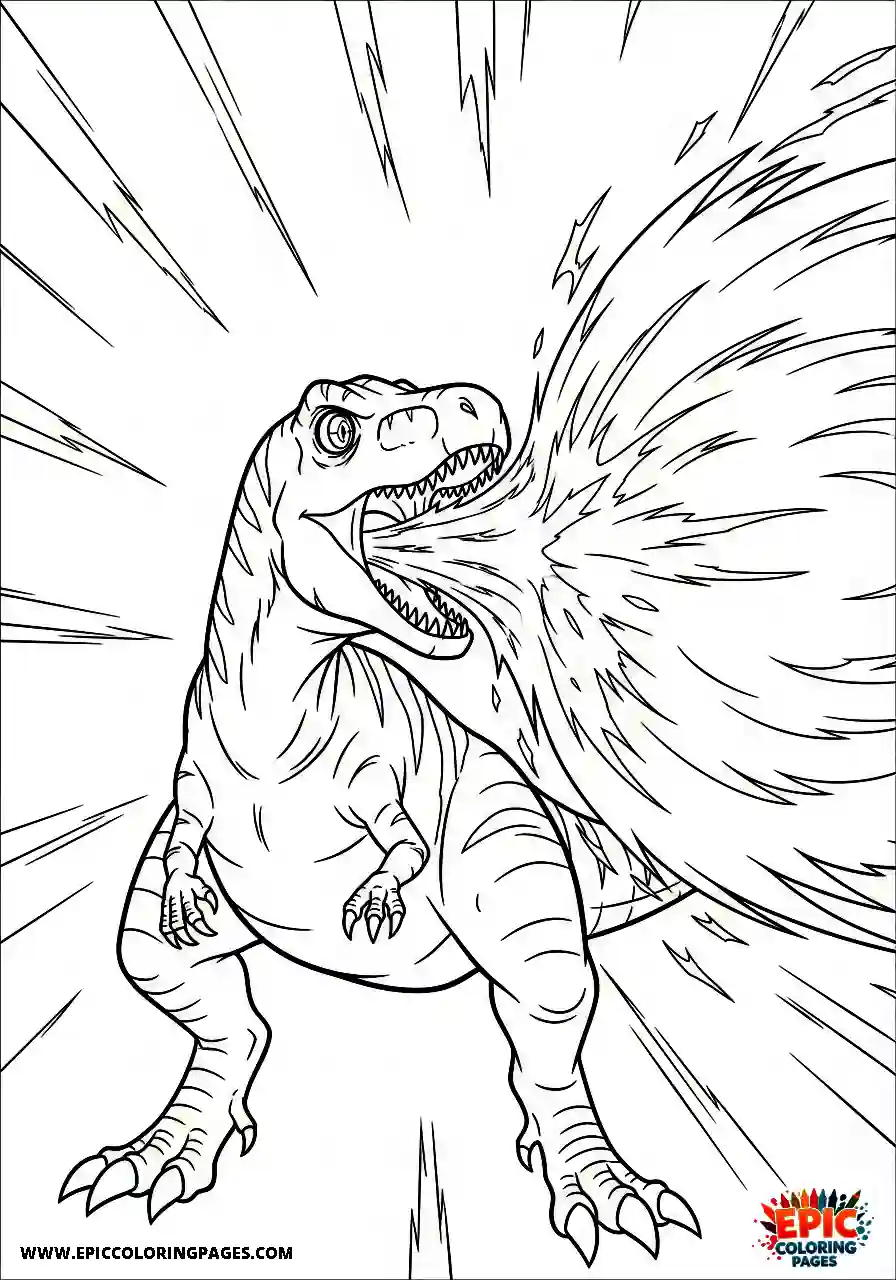 Coelophysis Coelophysis performing a powerful energy blast