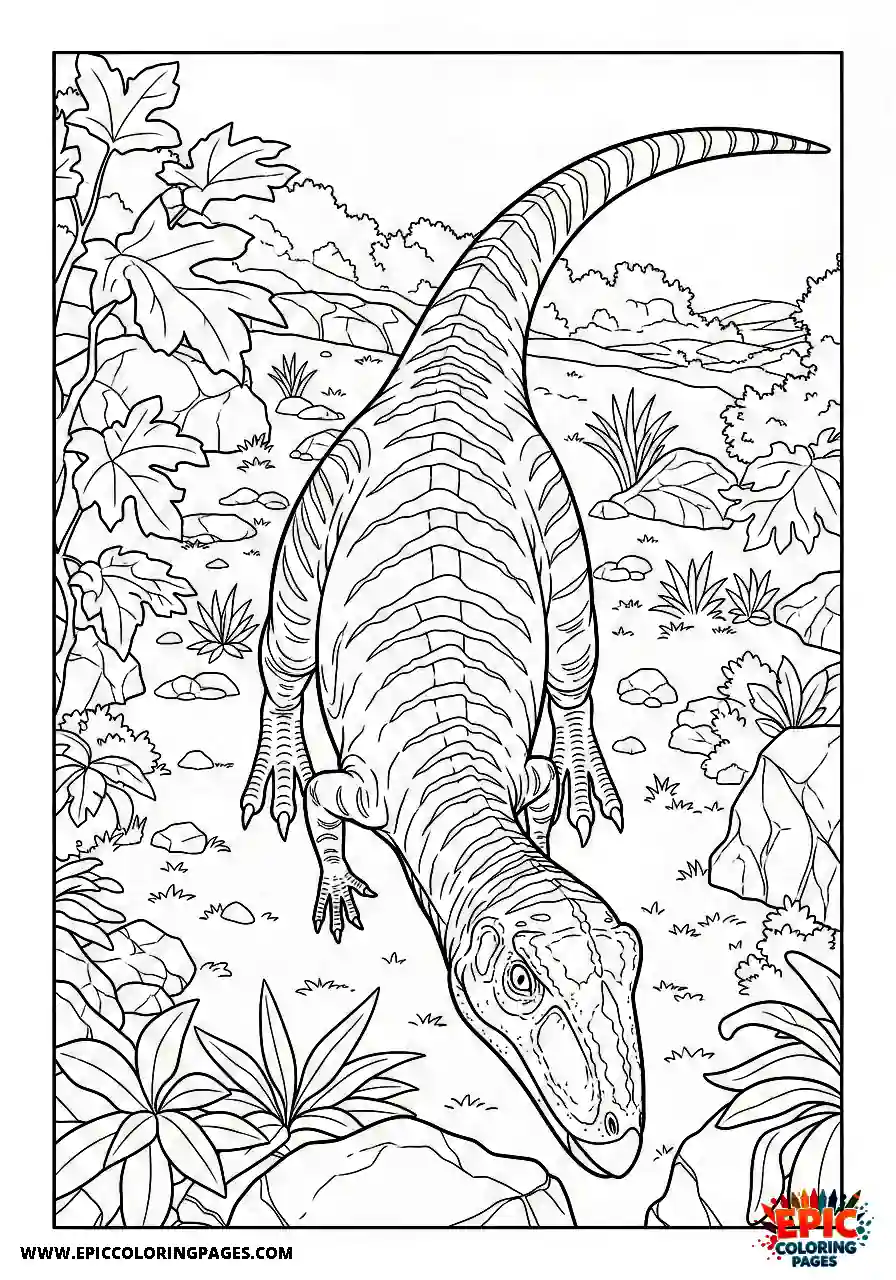 Coelophysis Simple coelophysis viewed from a high angle