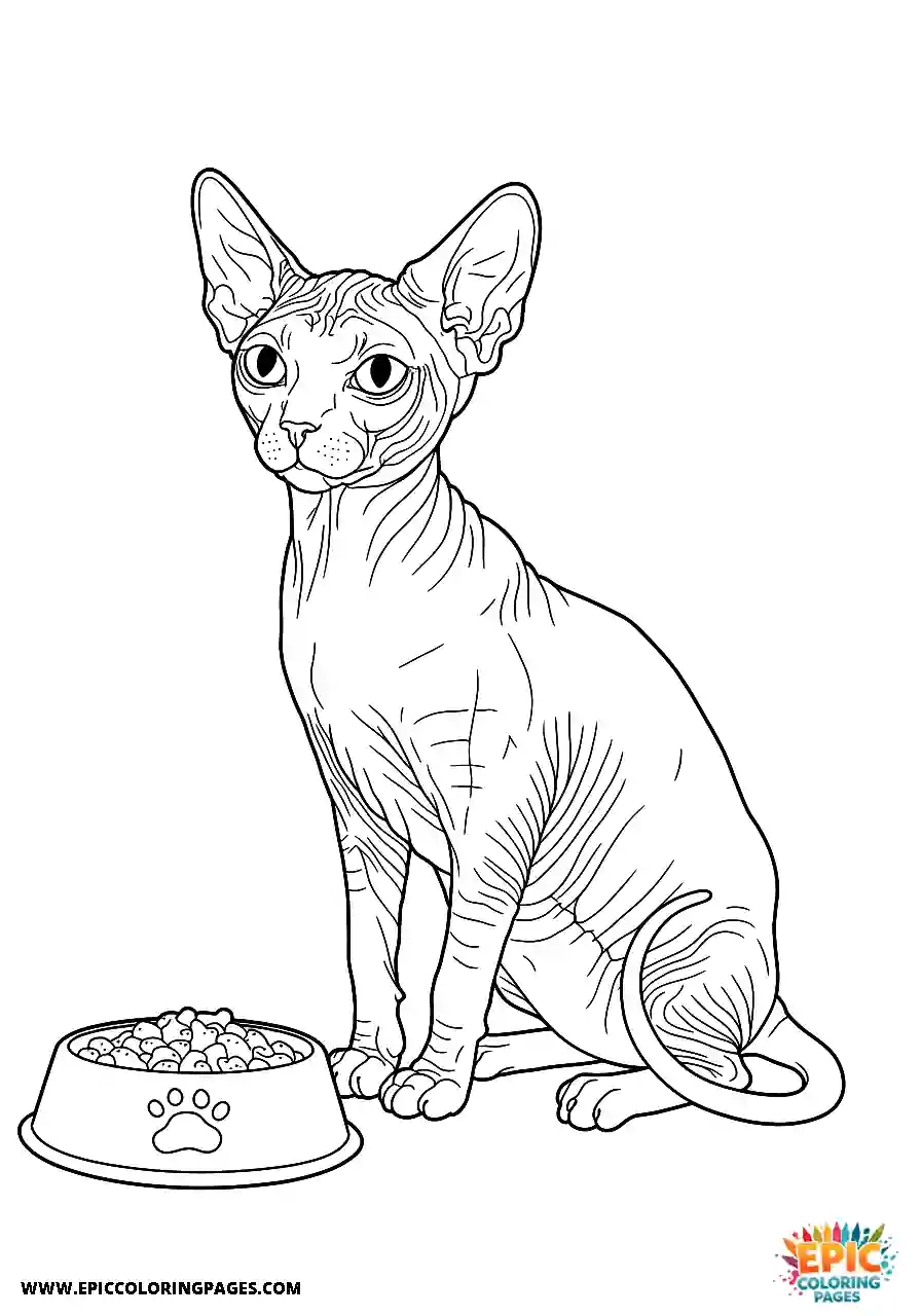 Sphynx A simple sphynx waiting for dinner