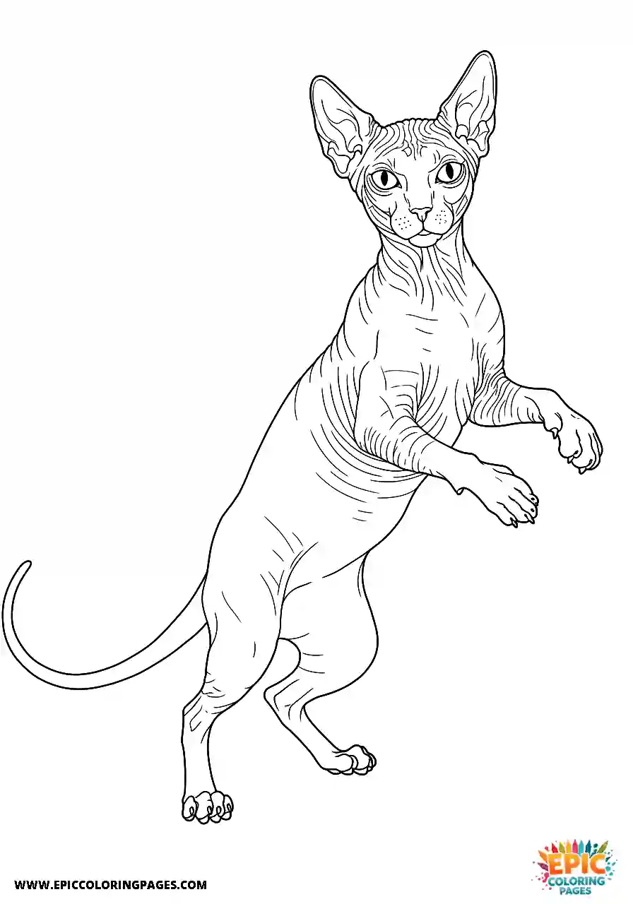 Sphynx A sphynx capturing a pounce