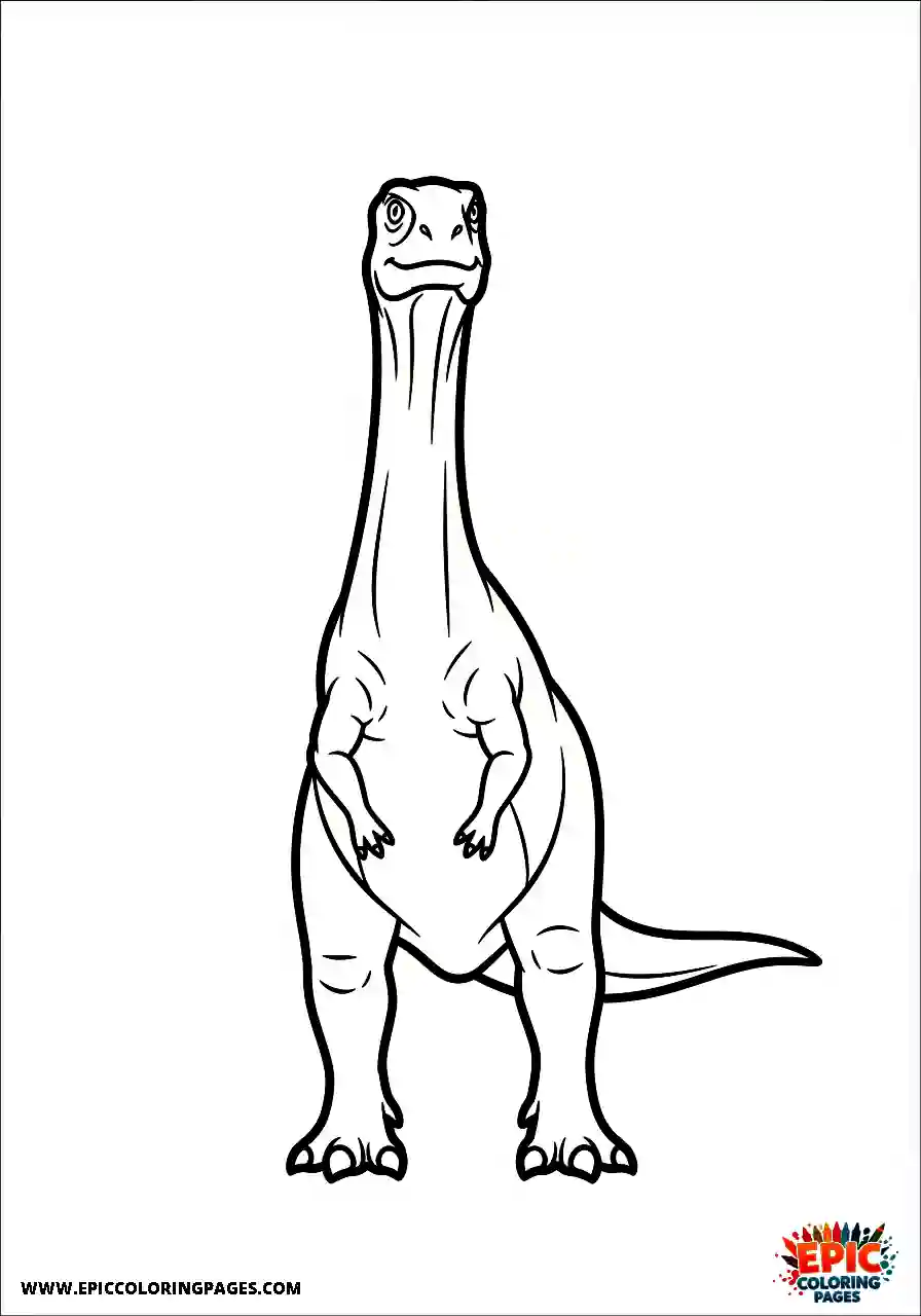 Coelophysis Stylized coelophysis standing tall with a noble posture