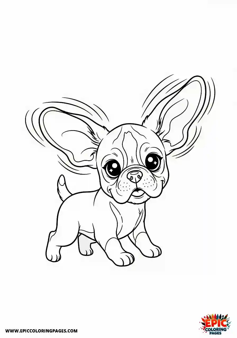 Boxer Boxer dog pup with big floppy ears blowing in the heavy wind