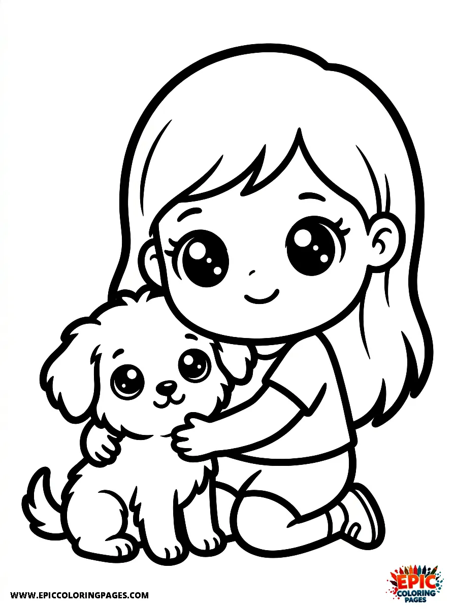 Free Printable Coloring Pages for Kids & Adults Coloring Sheets of girls featuring characters of various styles