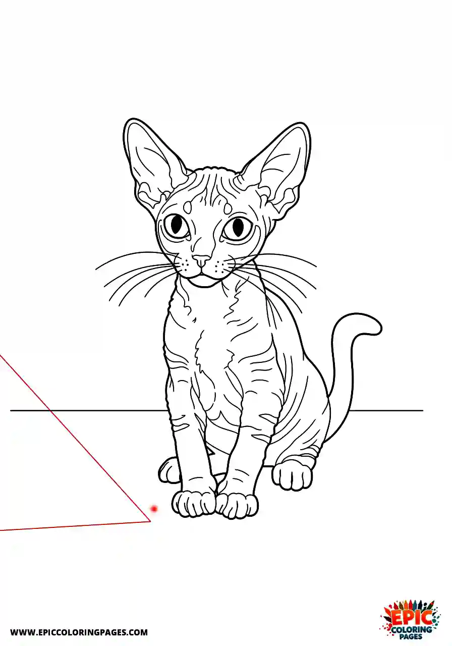 Cornish Rex A cornish rex chasing a laser pointer dot cute
