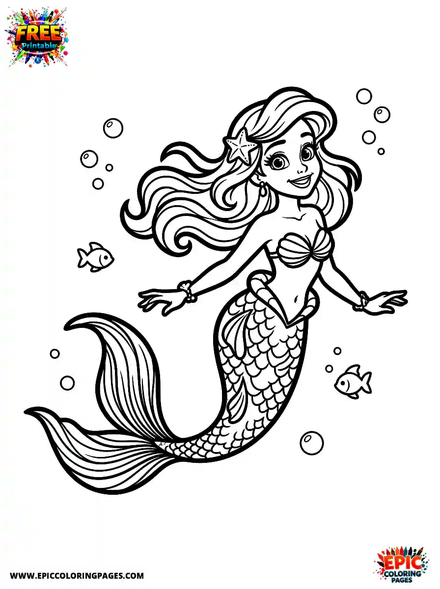Birthday Girl 3D Disney girl coloring sheet